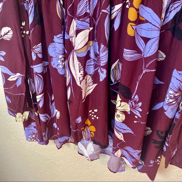 FREE PEOPLE Bella Floral Print Tunic Size Medium - Picture 8 of 9